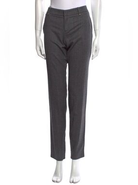 GUCCI Charcoal Gray Wool Pants